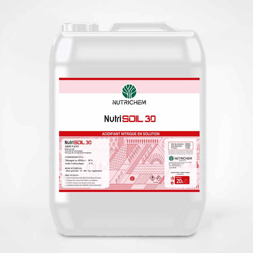 NutriSOIL 30 – Correcteur de pH et Acidifiant (20 litres)