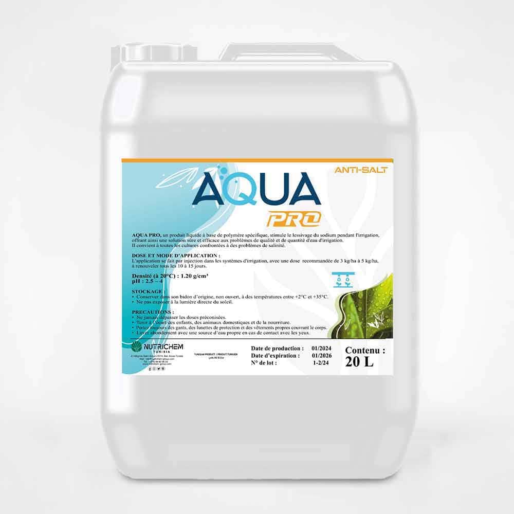 AQUA PRO Anti-Sel –لتعديل ملوحة التربة– Correcteur de Salinité (20 Litres)