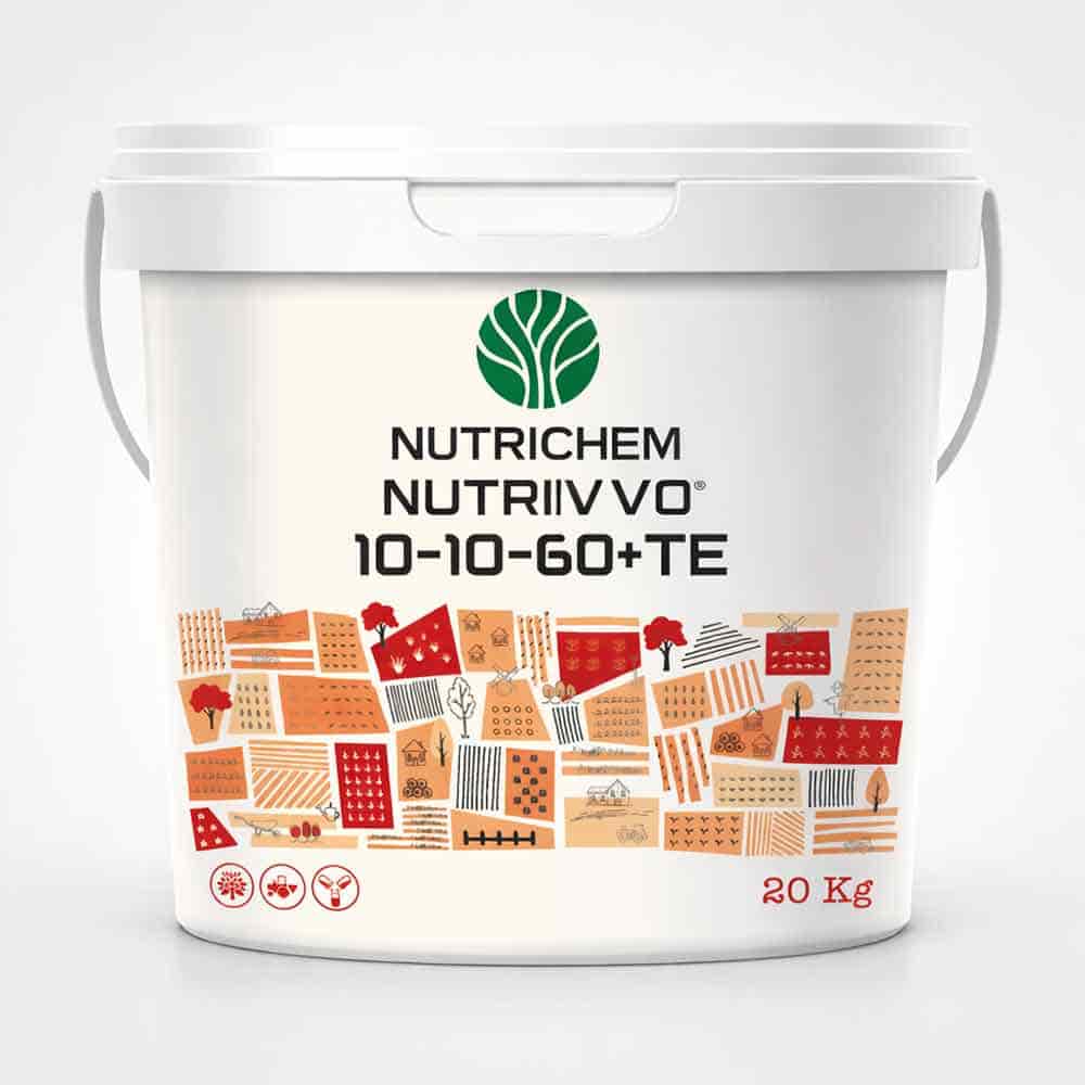 NPK 10-10-60 + TE Gel – (تحسين جودة الثمار )(20 Kg)